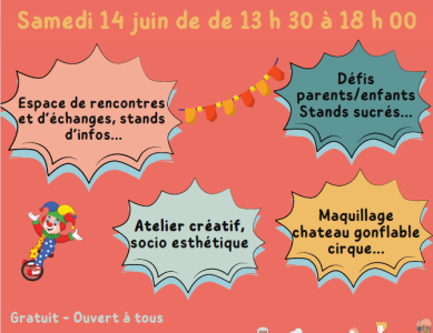 Stand de découverte et d’échange au parc des Lilattes de Bourgoin-Jallieu le samedi 14 juin