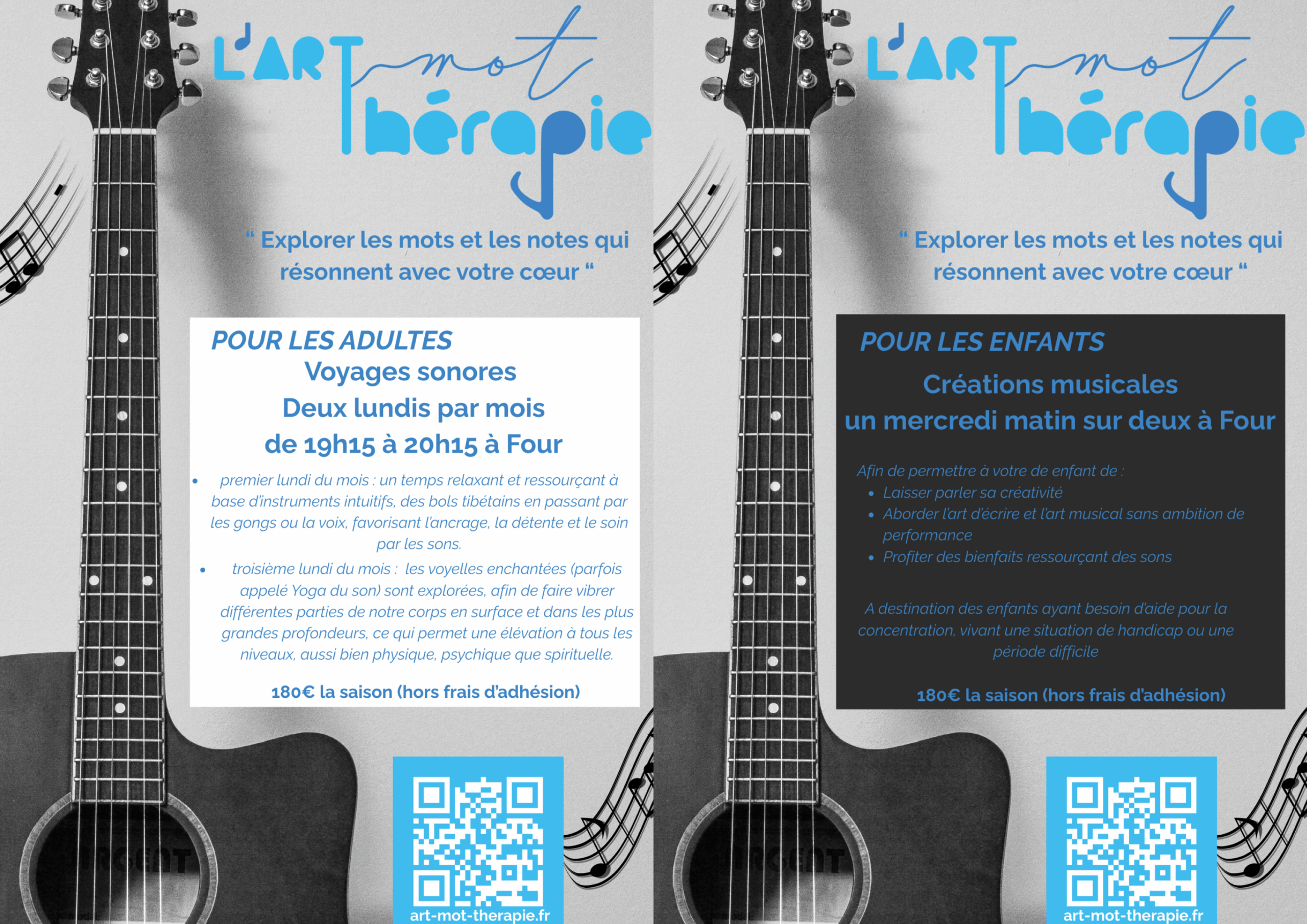 Les nouveaux flyers des activités de la saison 2025/2026