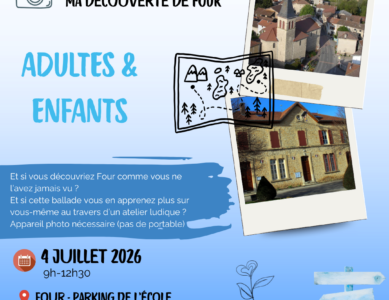 Balad&rsquo;art photo à Four (38) le samedi 04 juillet 2026