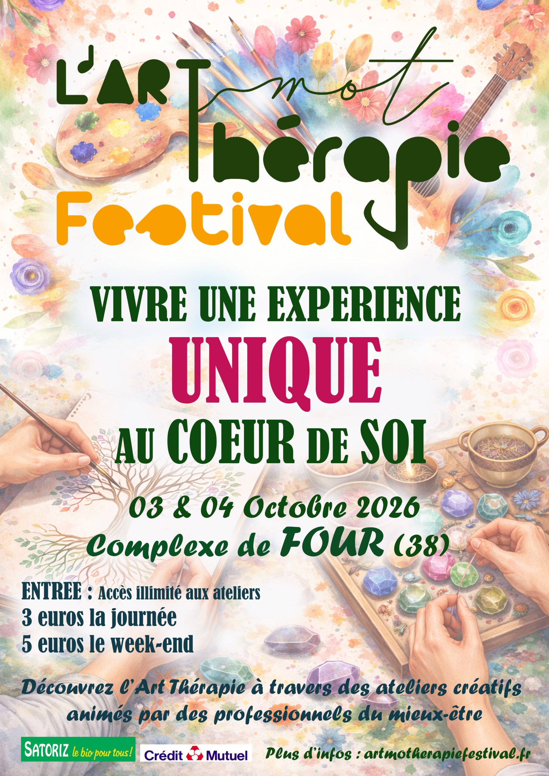 Ouverture des inscriptions pour l&rsquo;édition 2026 de L&rsquo;Art Mot Thérapie Festival !